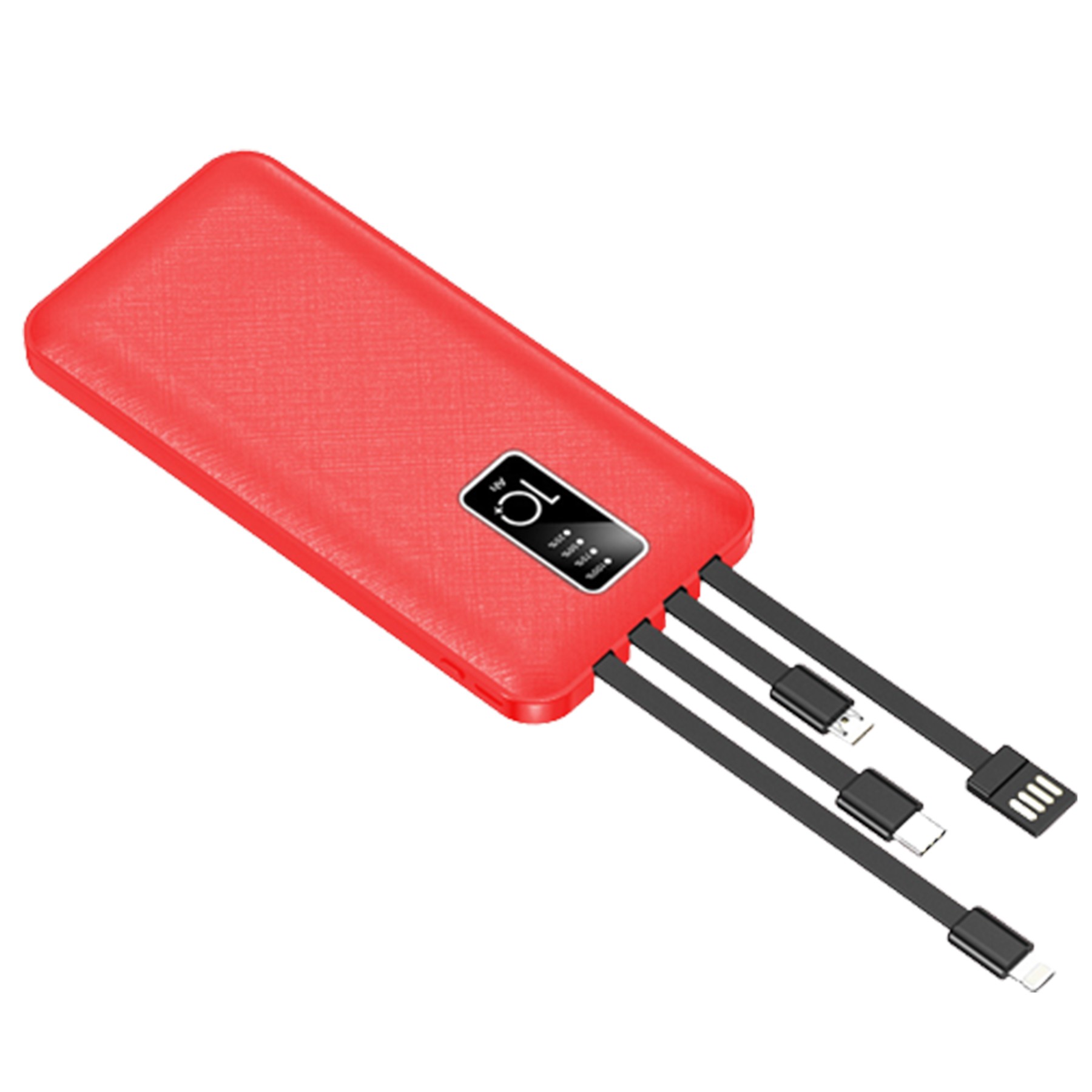 20000Mah Power Bank W/ Built-In Cables 3