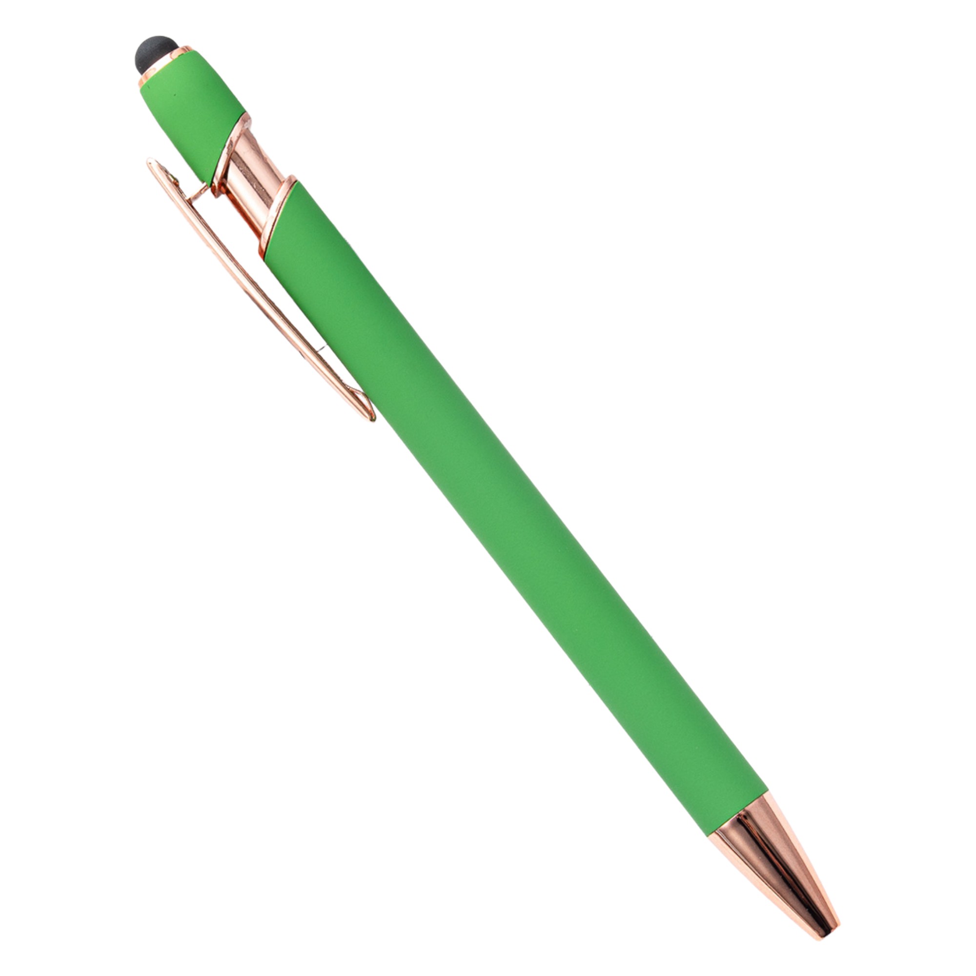 Plastic Metal Dual Function Stylus Ballpoint Pen 5.63" 1