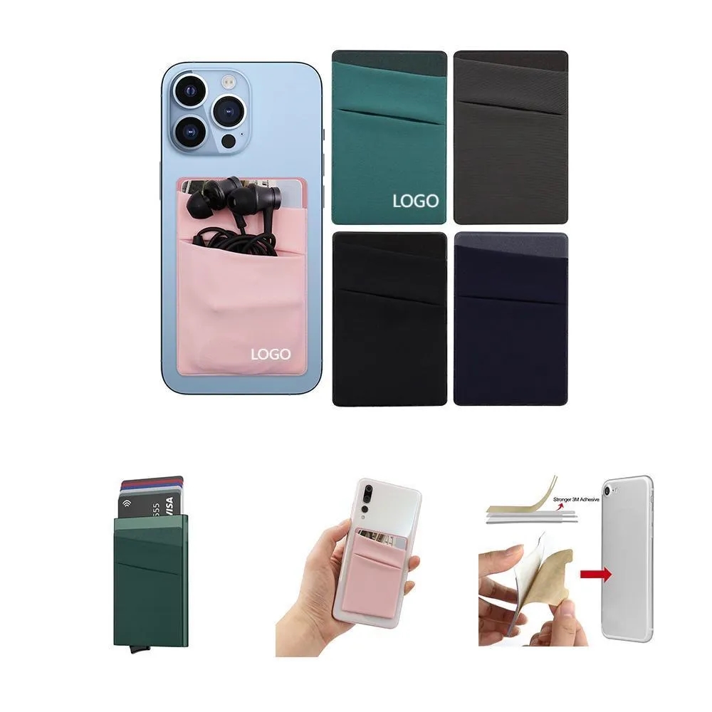 Card Holder Sticker On Wallet And Phone 5