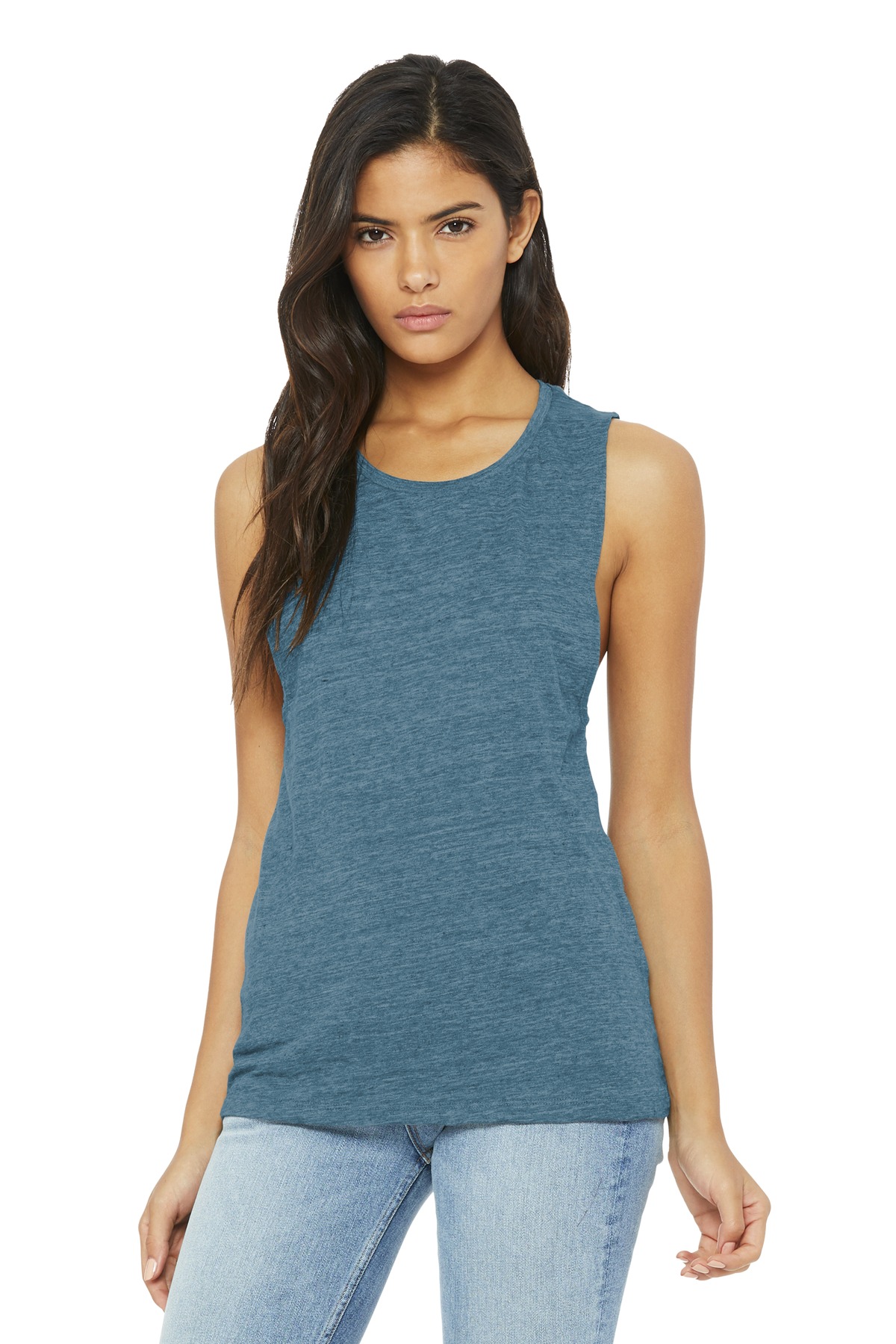 BELLA+CANVAS Women's Flowy Scoop Muscle Tank. BC8803 163