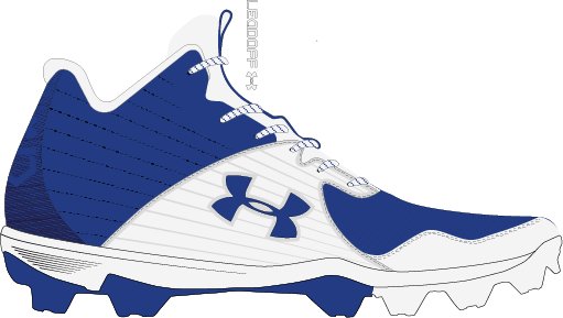 Men's UA Leadoff Mid RM Baseball Cleats 2