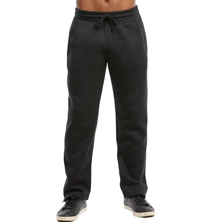 Men's Fleece Sweatpants - Black Large 1