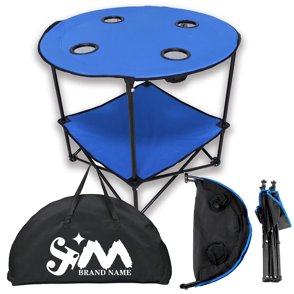 Outdoor Camping portable Foldable table with Cup Holders 2