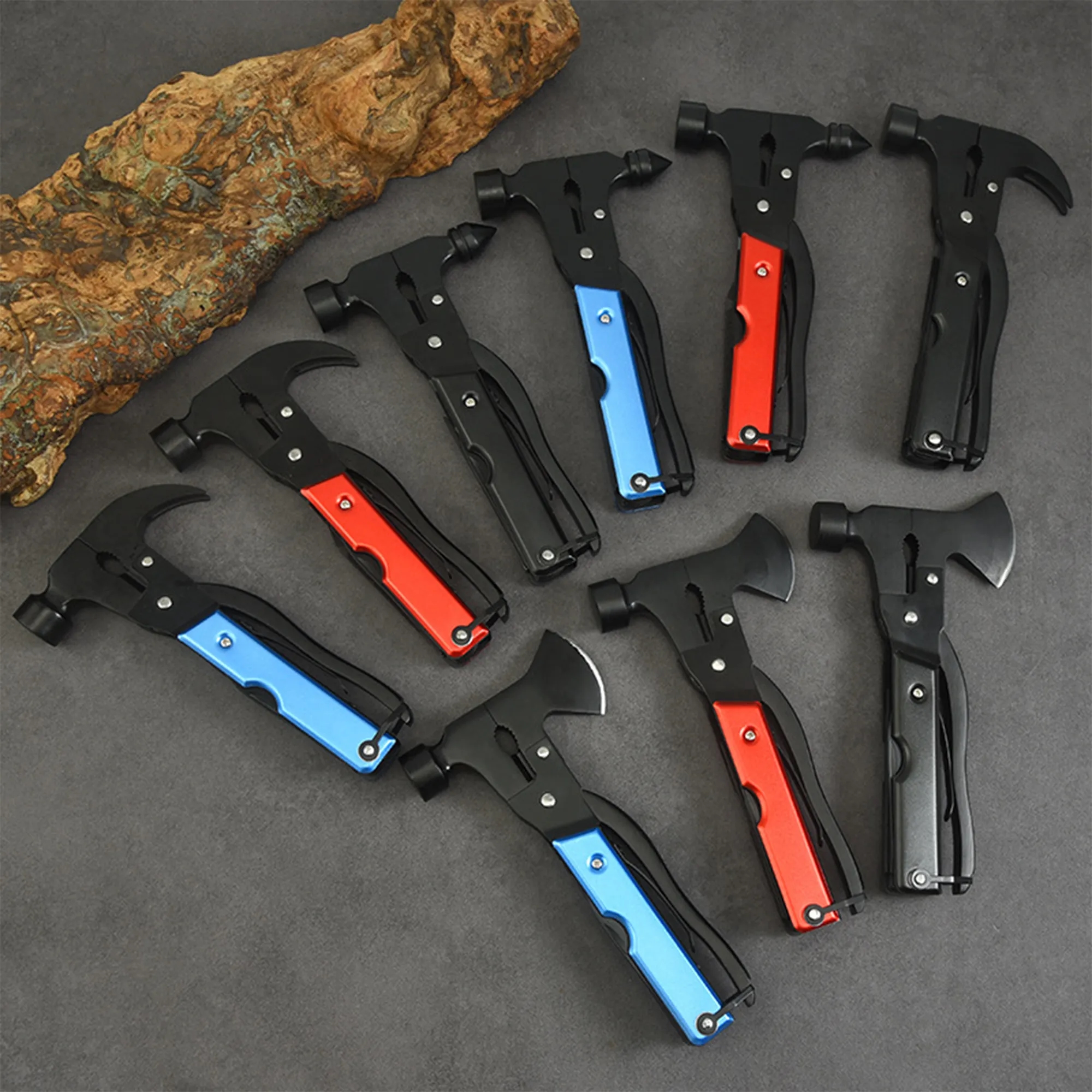 12-in-1 Stainless Steel Multi-Tool Hammer 7