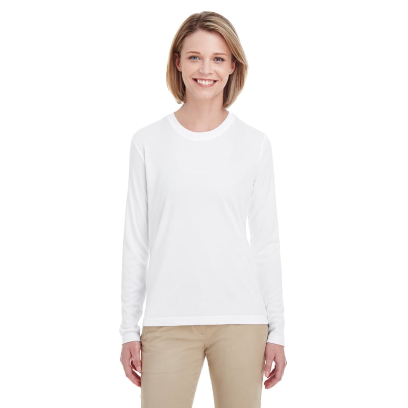 UltraClub Ladies' Cool & Dry Performance Long-Sleeve Top 5