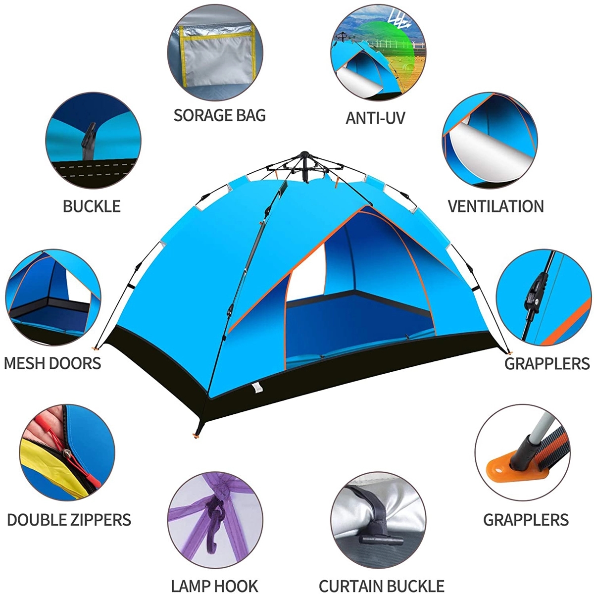 Instant Automatic Pop Up Camping Tent 3