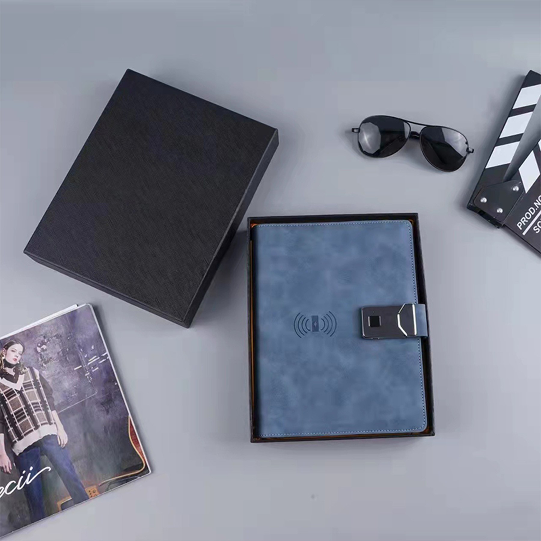 Usb-Charged Fingerprint Lock Notebook 5
