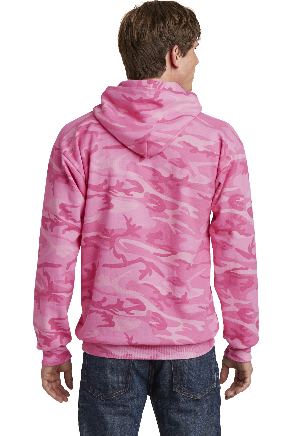 Port & Co Core Fleece Camo Pullover Hooded Sweatshirt. PC78HC 25