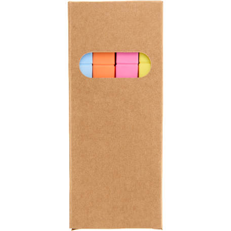 4-Piece Square Recycled Highlighter Set 64