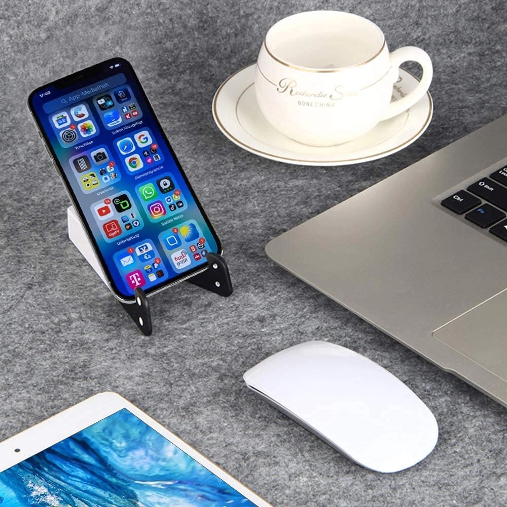 V-Shaped Foldable Smart Phone Tablet Stand Holder 4