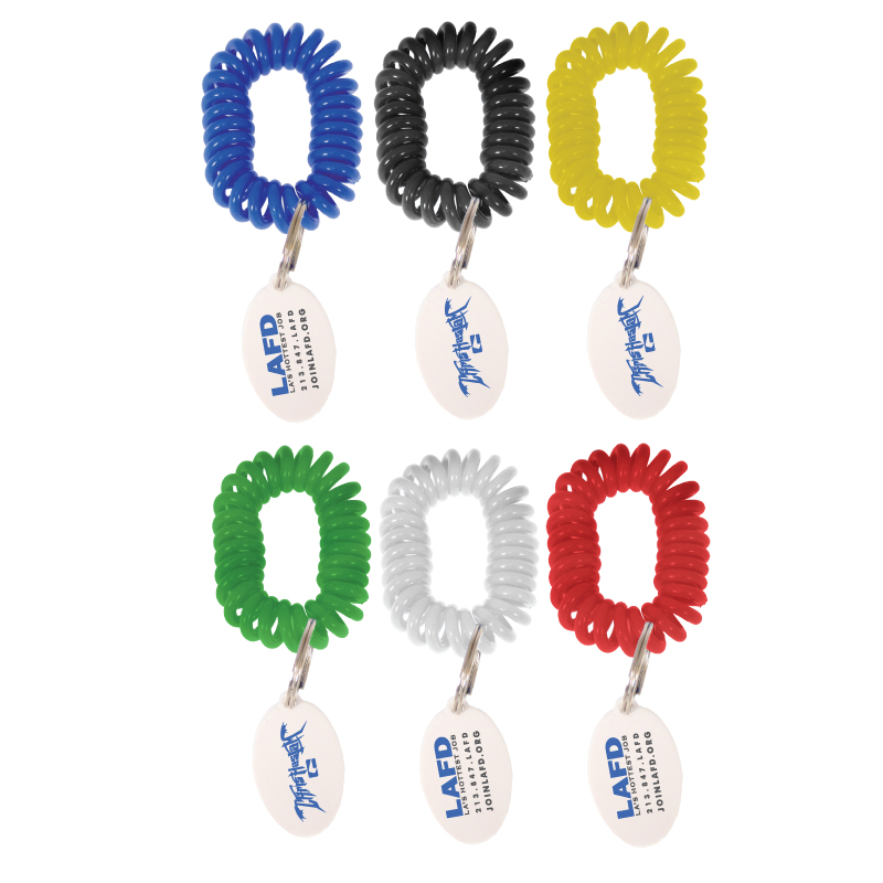 Bracelet Wrist Coil w/Tag Keyring 1