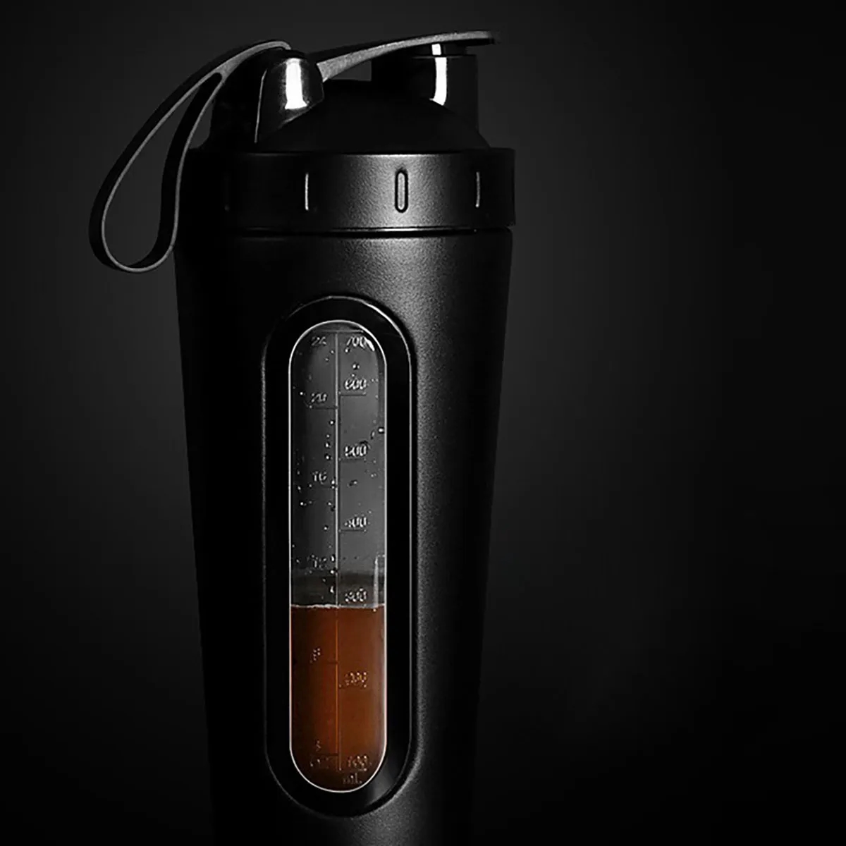 23oz Transparent scale Shaker Bottle Sports Water Cup 8