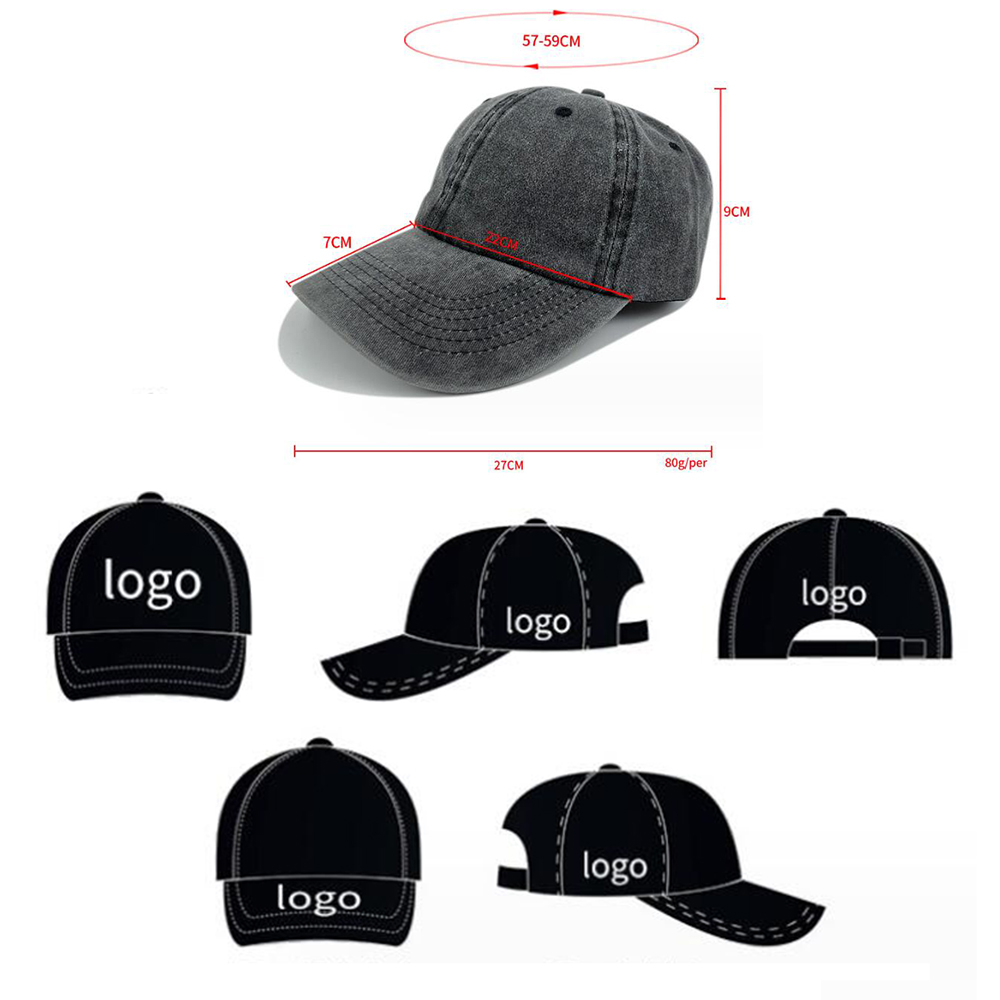 Washed Pigment Dyed Cotton Twill Baseball Cap 2