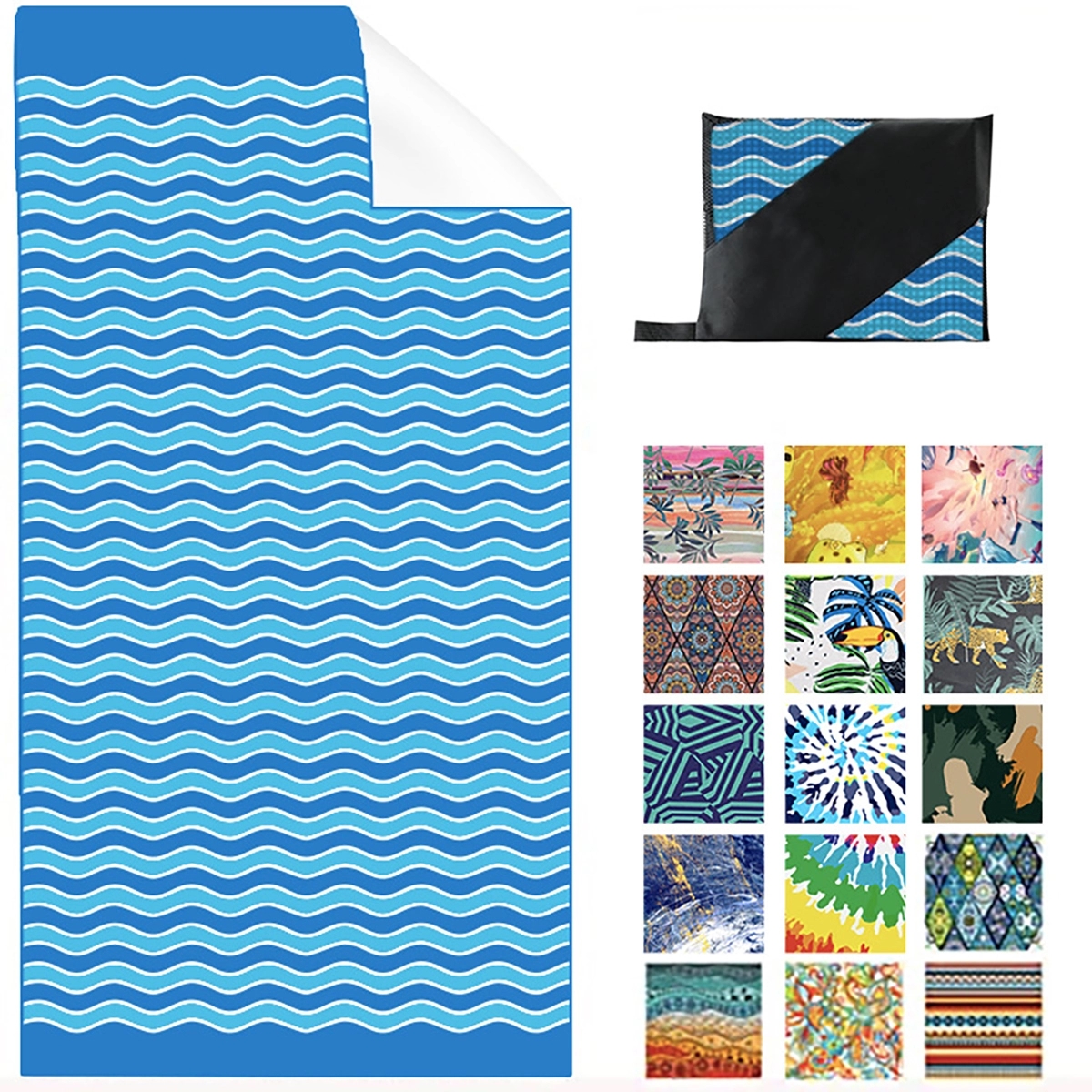 Beach Towel Beach Blanket Quick Dry Super Lightweight Towels 4
