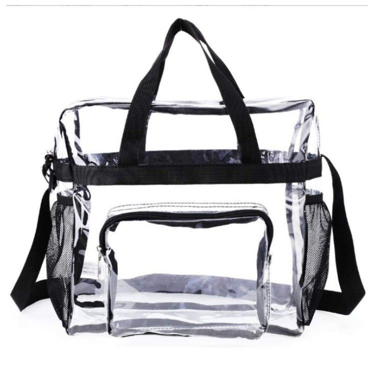 Clear Tote Bag for Stadiums Customizable Logo 3