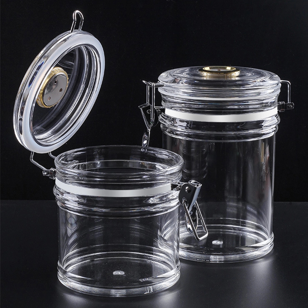 Acrylic Humidor Jar 5