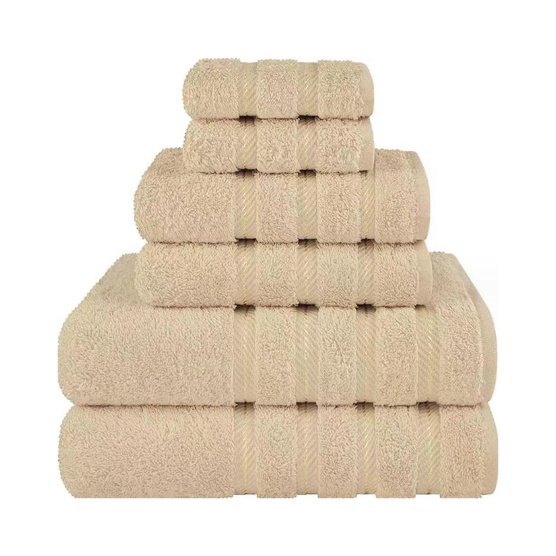 100% Cotton 6 Pieces Towel Set 11