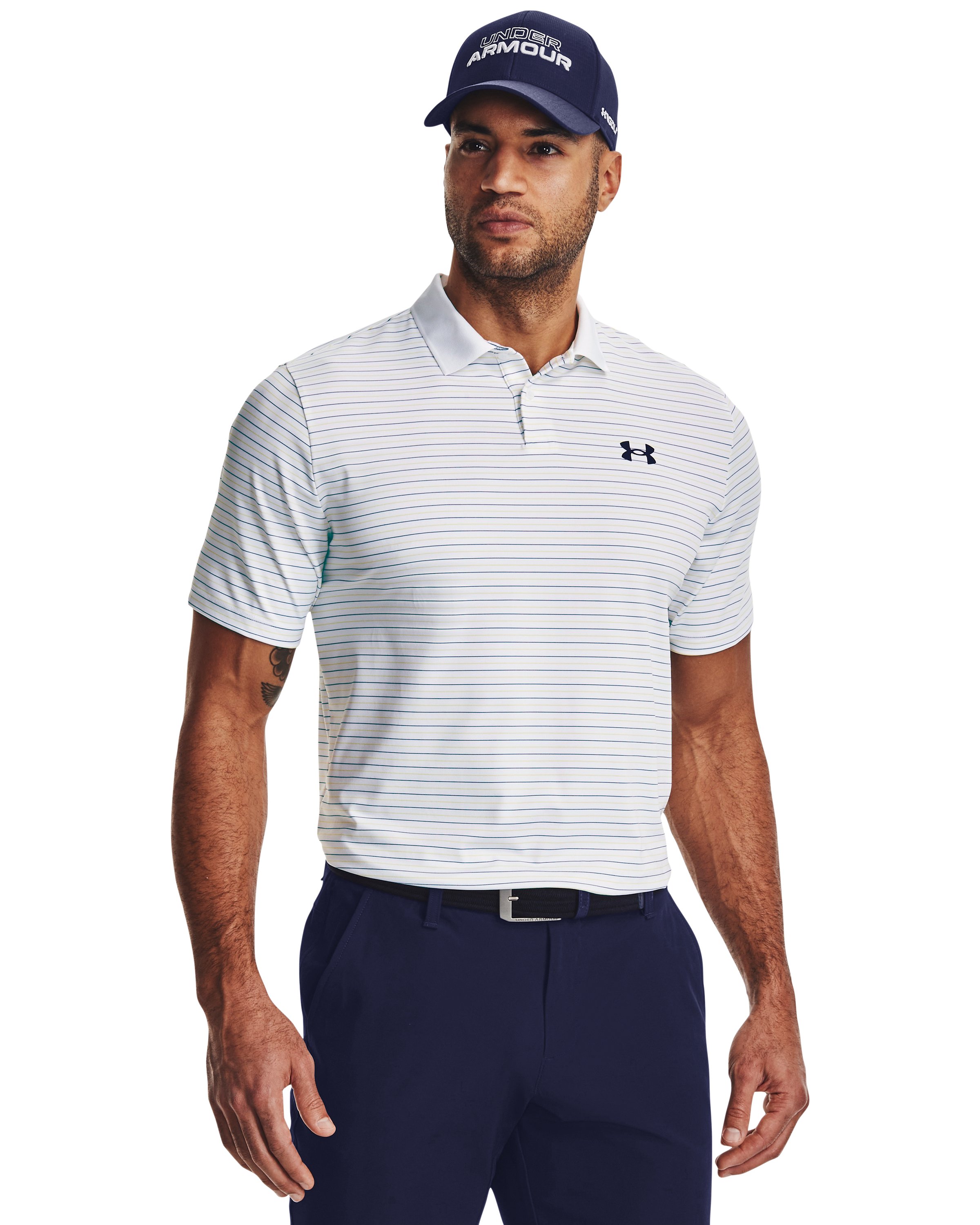 UA Matchplay Stripe Men's Polo 2