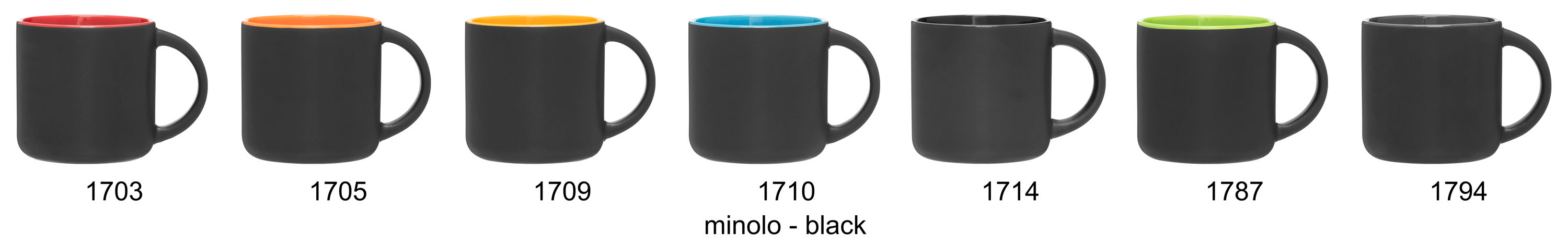 14 oz minolo mug matte black