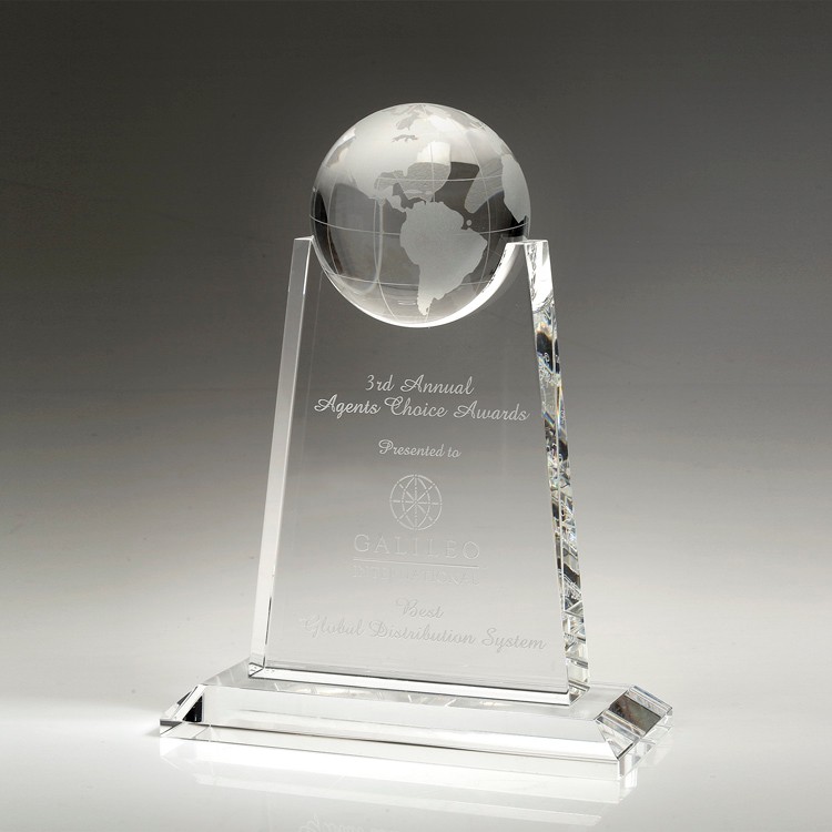 7" Crystal Award-Paramount Globe Award_D213CA 3