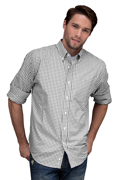 Easy-Care Gingham Check Shirt 62