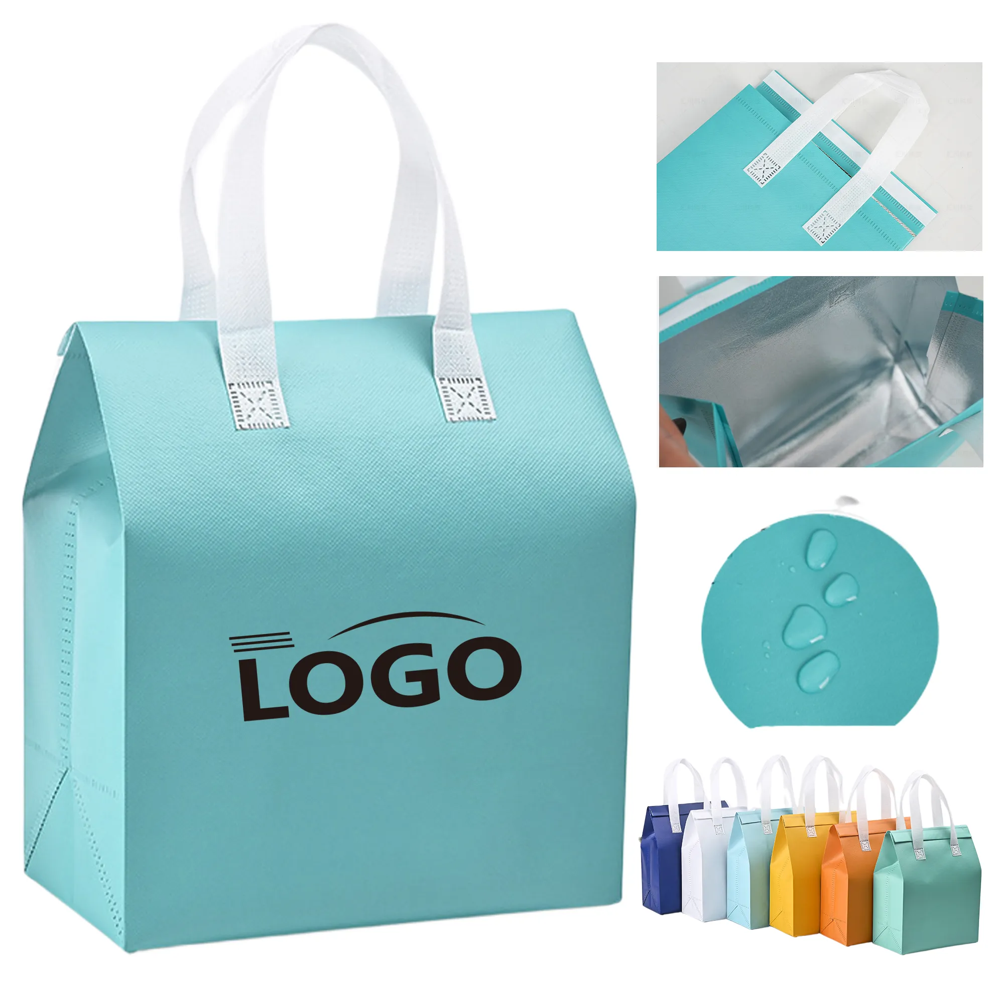 Non-Woven Insulated Lunch Tote Bag 2