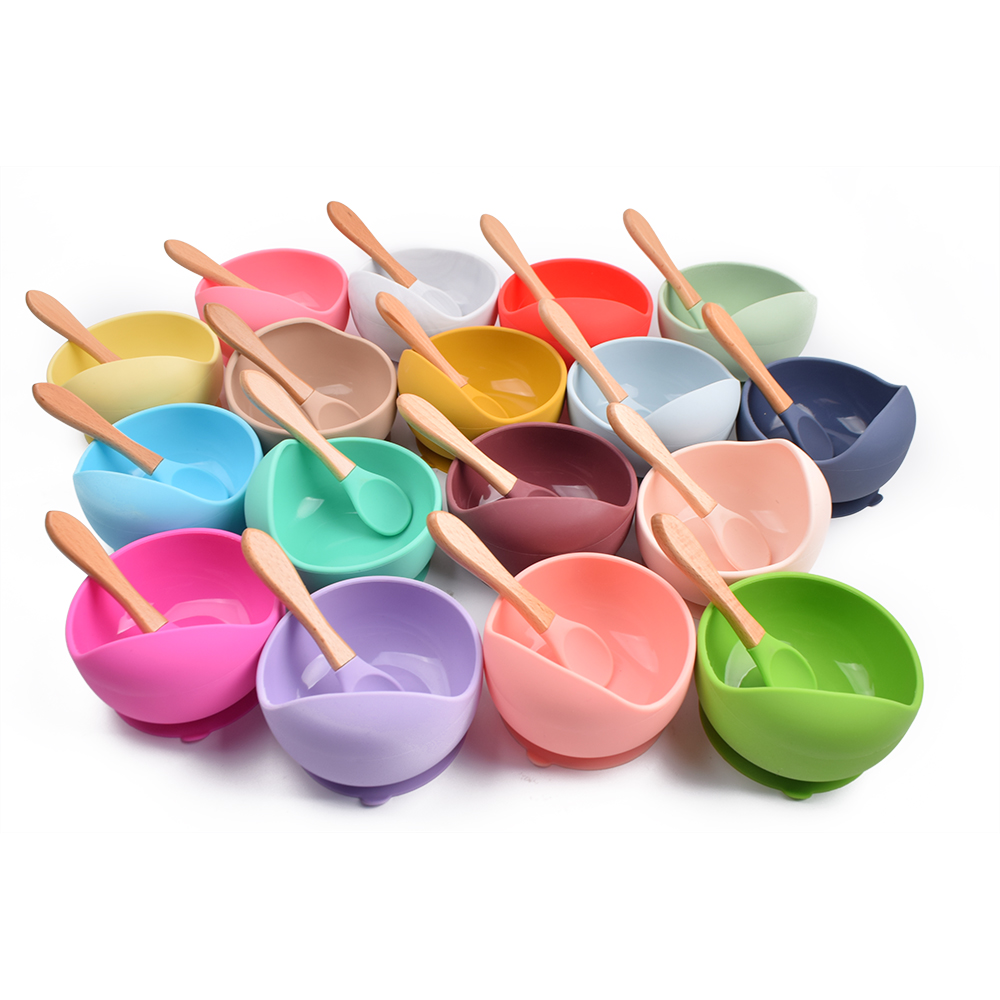 Suction Bowl for Toddlers with Baby Spoon 2