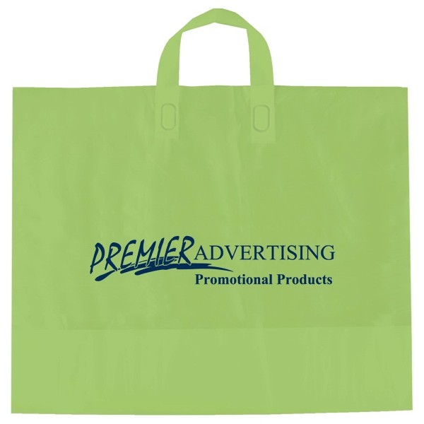 Color Frosted Soft Loop Handle Bags