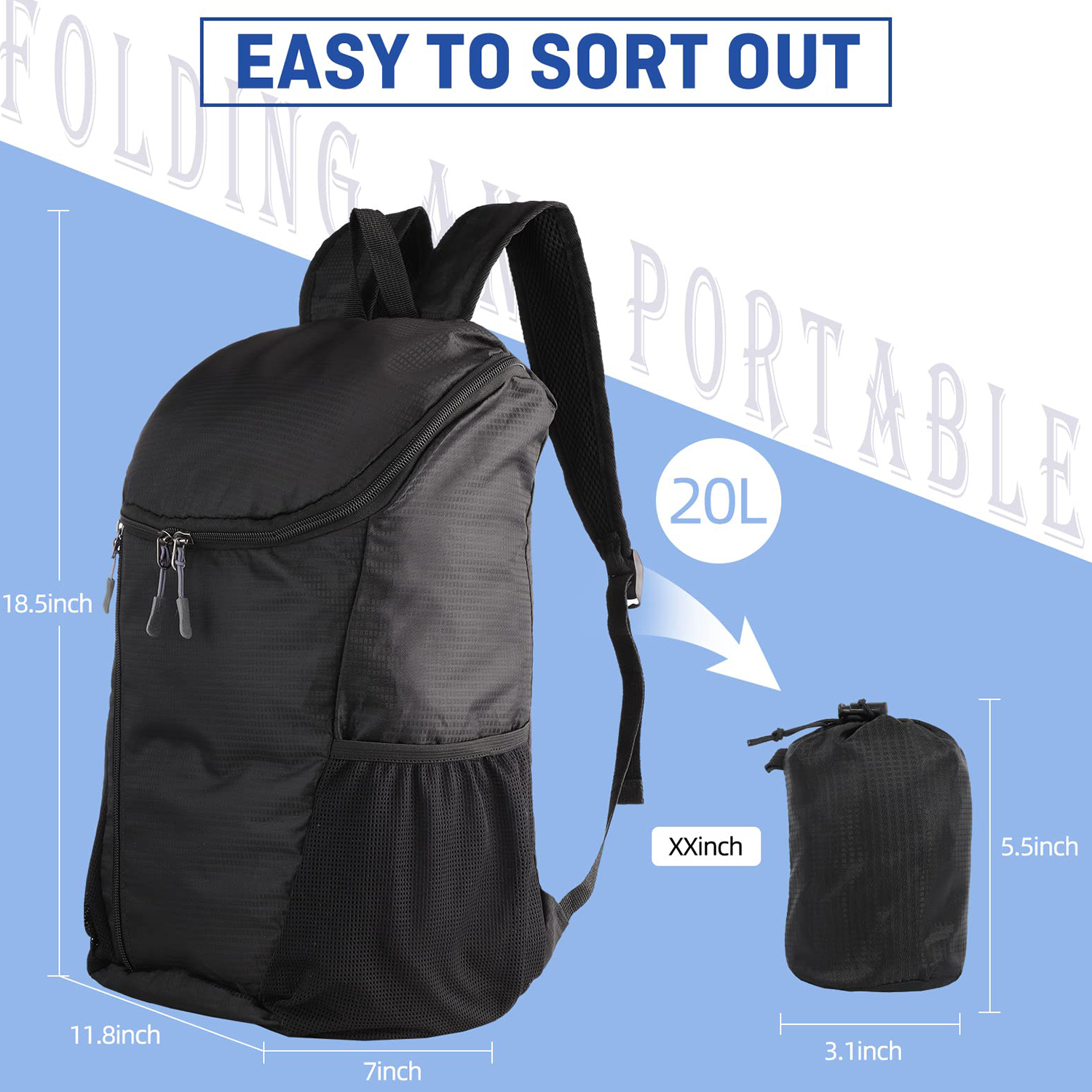 Waterproof Durable Lightweight Backpack 2
