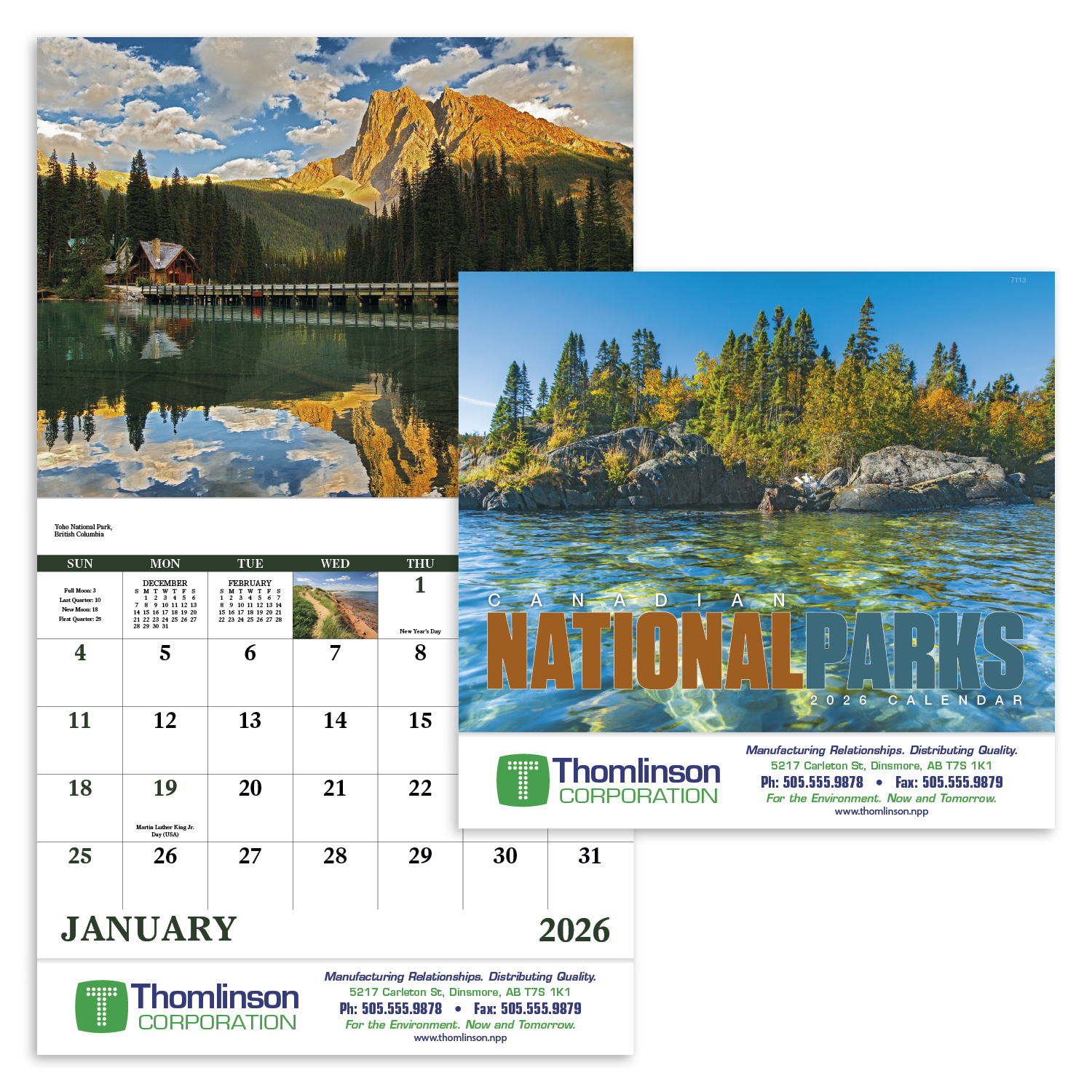 Good Value™ Canadian National Parks - Stapled Calendar 25