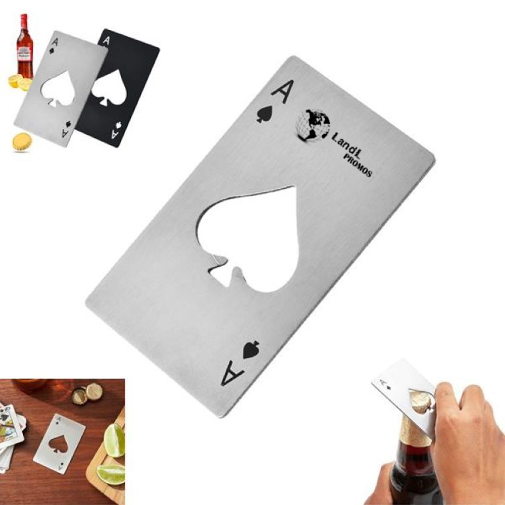 Stainless Steel Credit Card Size Beer Bottle Opener Cap 2