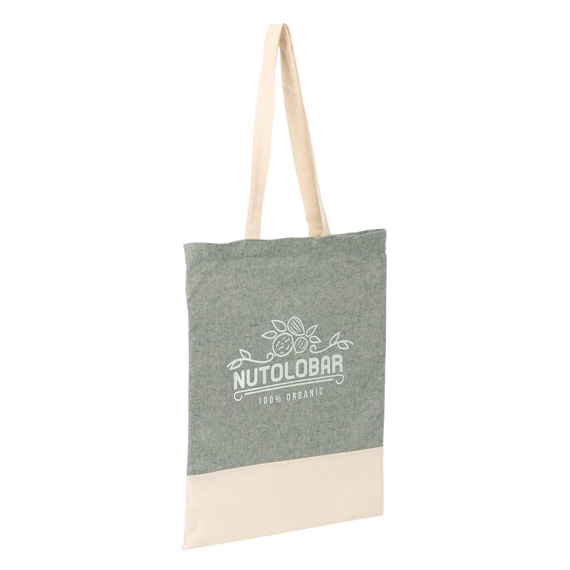 Split Recycled 5oz Cotton Twill Convention Tote 174