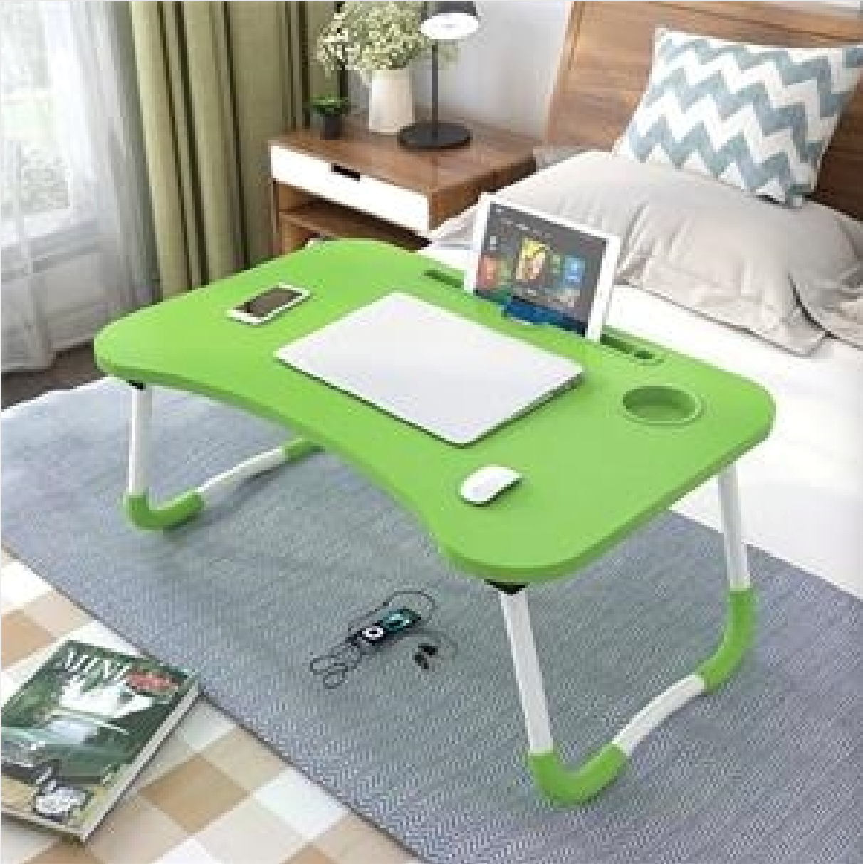 Adjustable Laptop Bed Table Lap Desk 4
