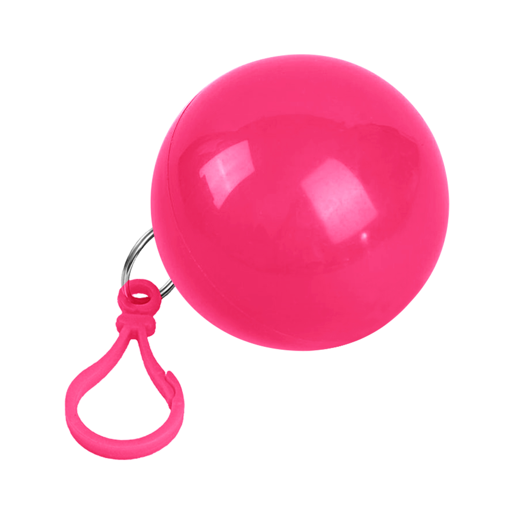 Disposable Raincoat With Ball Key Chain 14