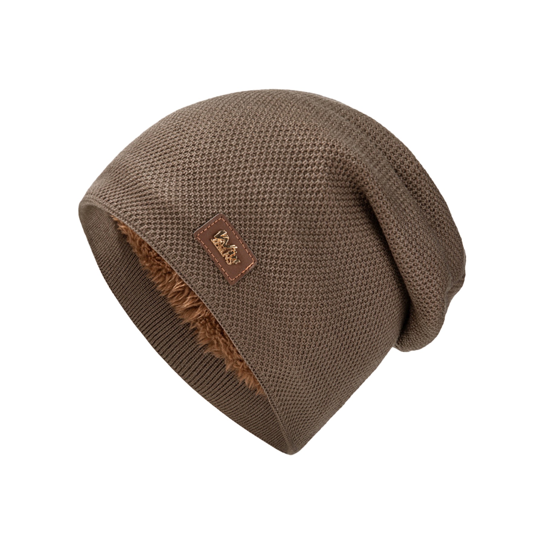 Knitted Fleece Beanie 7