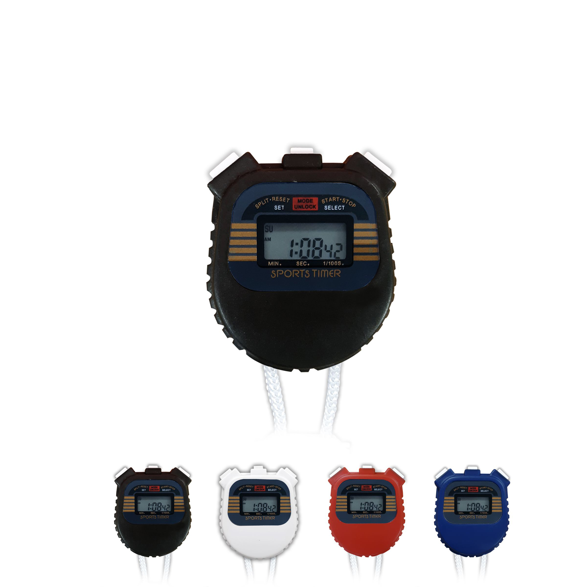 Digital Stop Watch with Chronometer & Alarm 8