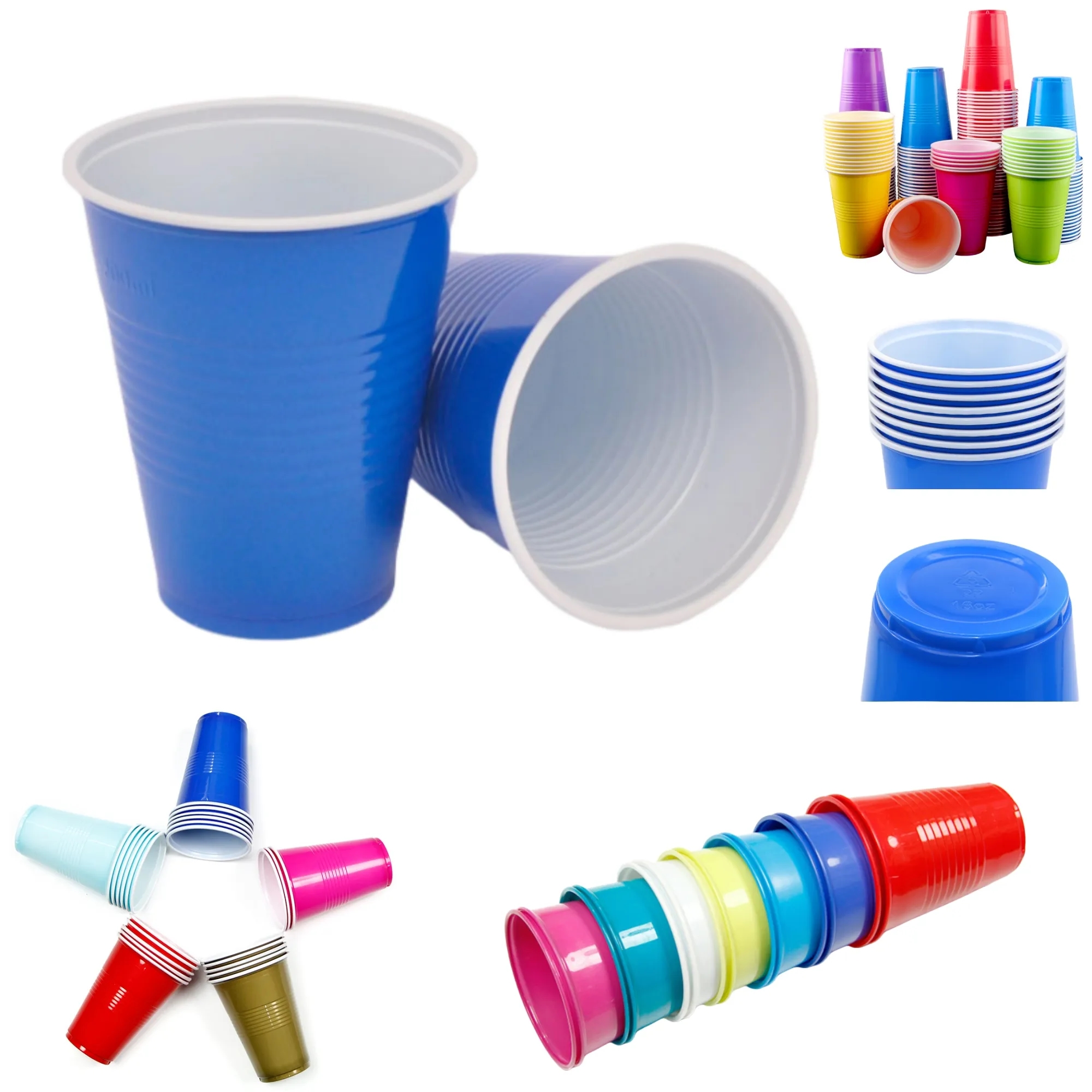 12oz Disposable Plastic Cups 2