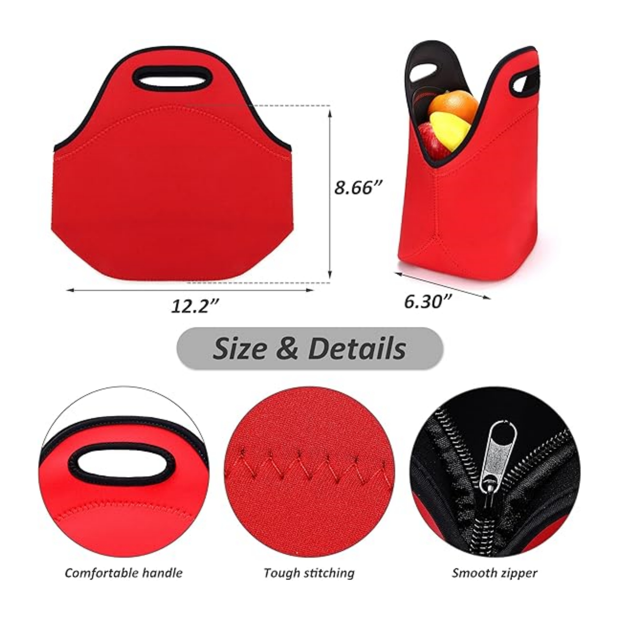 Insulated Neoprene Lunch Bag 5