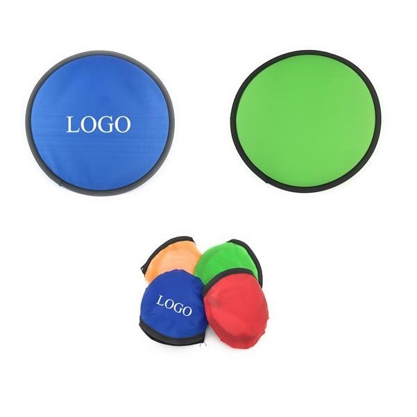 Foldable Pocket Flyer Disc with logo 1