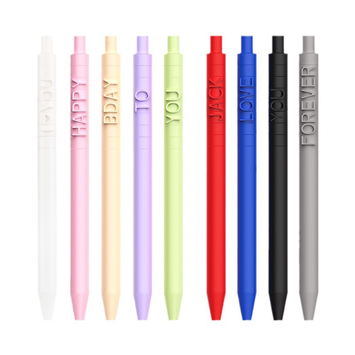 DIY Customized Lettering Neutral Pen 2