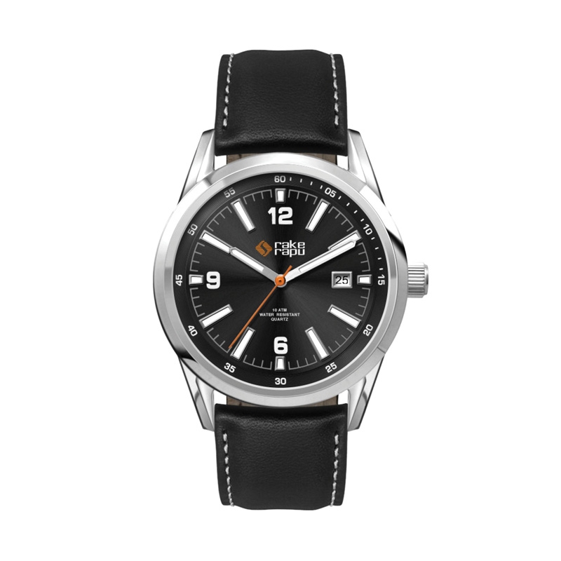 42MM, SS, SILVER CASE, 3-HAND MVT, DTE