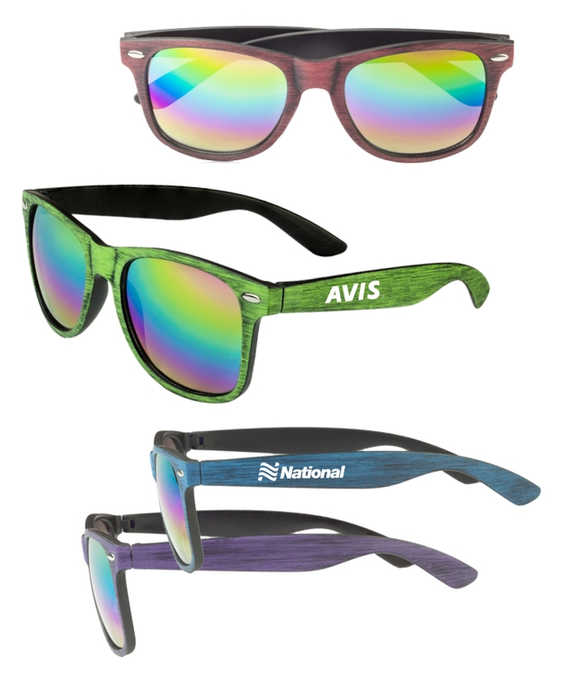 Wood Grain Malibu Sunglasses 2