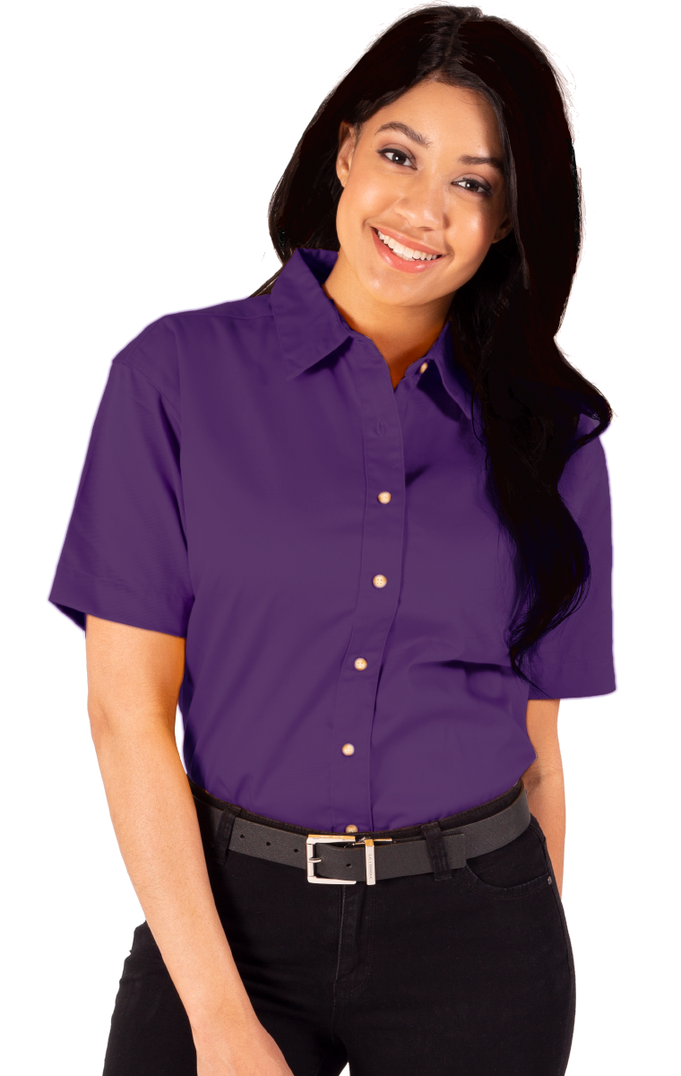 Ladies' Scotchgard Twill Short-Sleeve Shirt 30