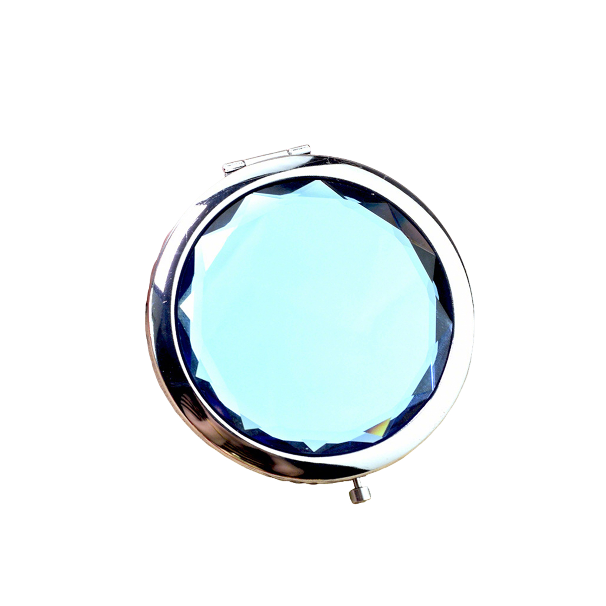 Crystal Folding Vanity Mirror With Dual Magnification 2.8" 13