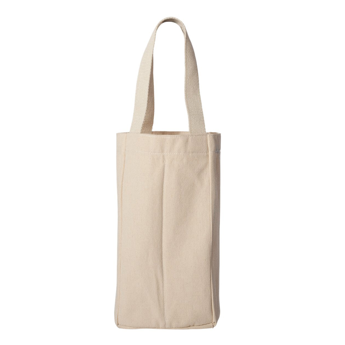 10 oz. Cotton Canvas Wine Bottle Gift Tote bag-CLOSE OUT 5