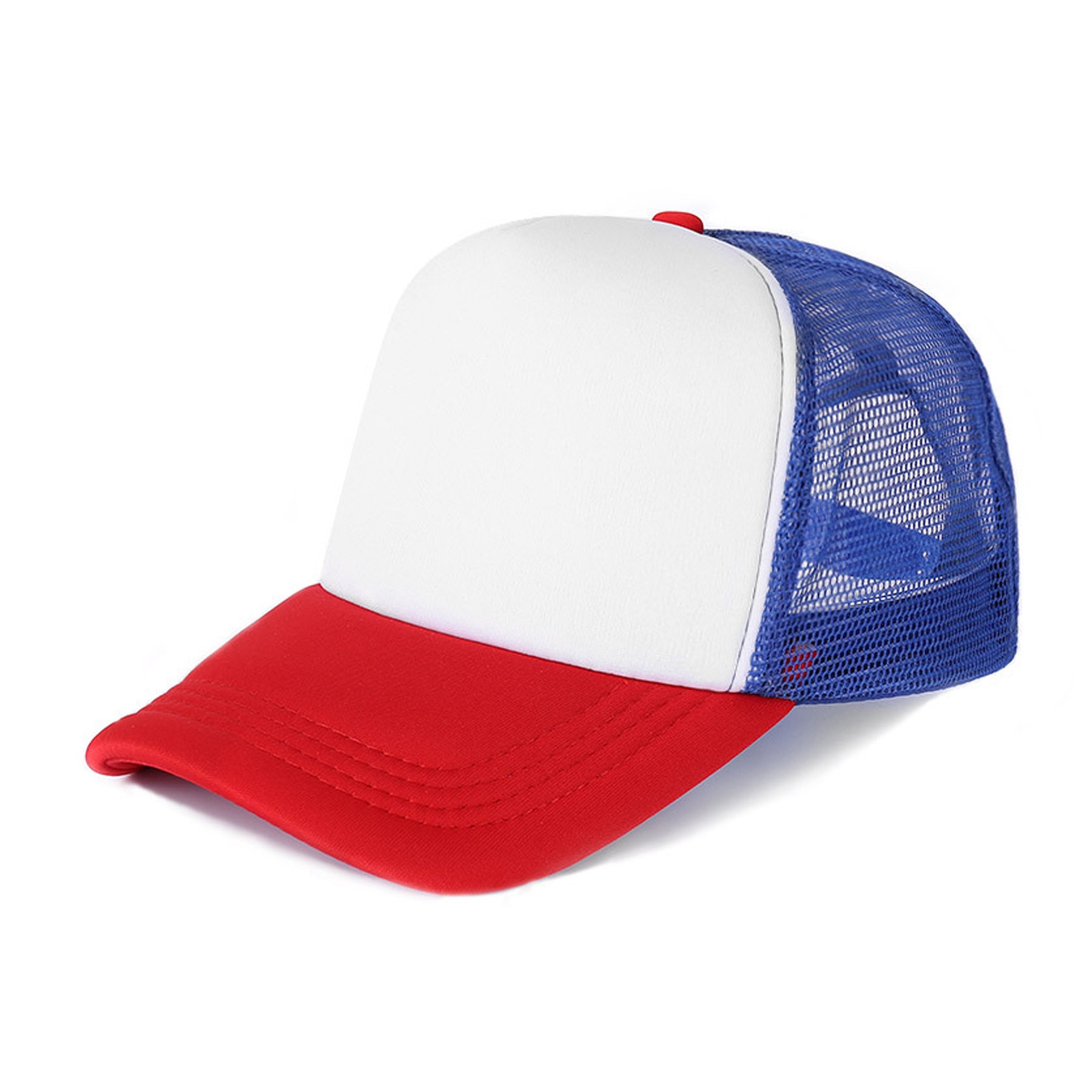 Trucker Mesh Caps w/ Sponge Visor & Plastic Snapback 8