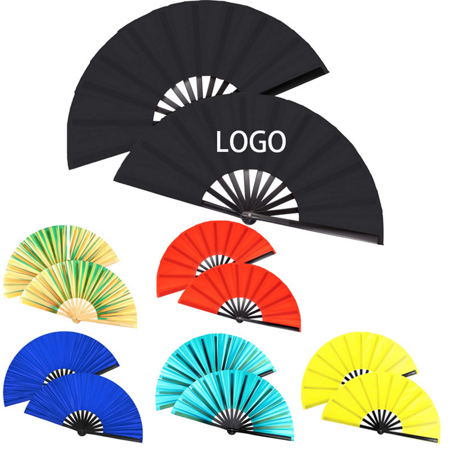 Large Folding Hand Fans