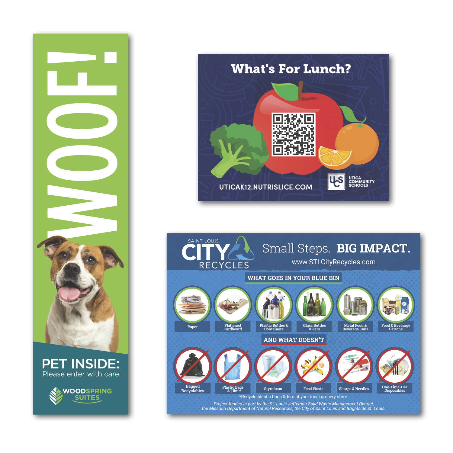 Square Corner Flat Flexible Magnet up to 2 Sq In