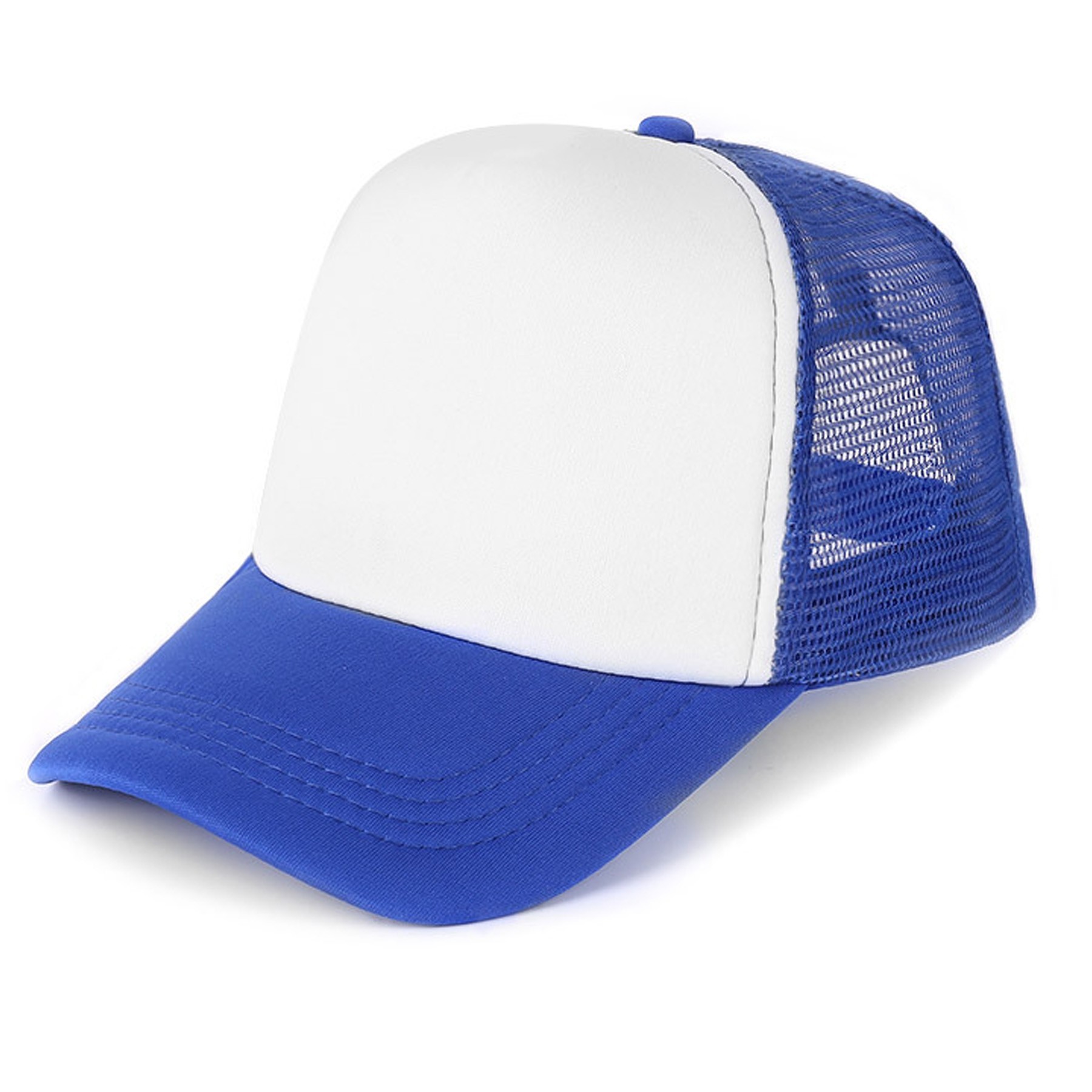 Trucker Mesh Caps w/ Sponge Visor & Plastic Snapback 5