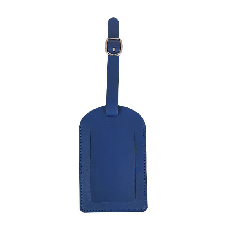 PU Leather Luggage Tag W/ Flip Open Window 10